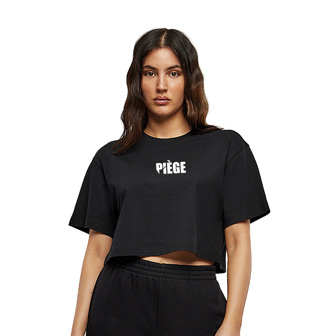 PIÈGE CROP TOP (BLACK)